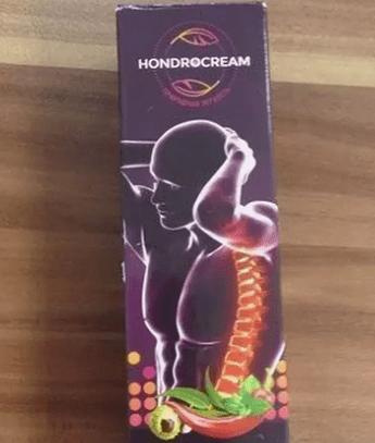 Foto da embalagem do creme para articulações Hondrocream
